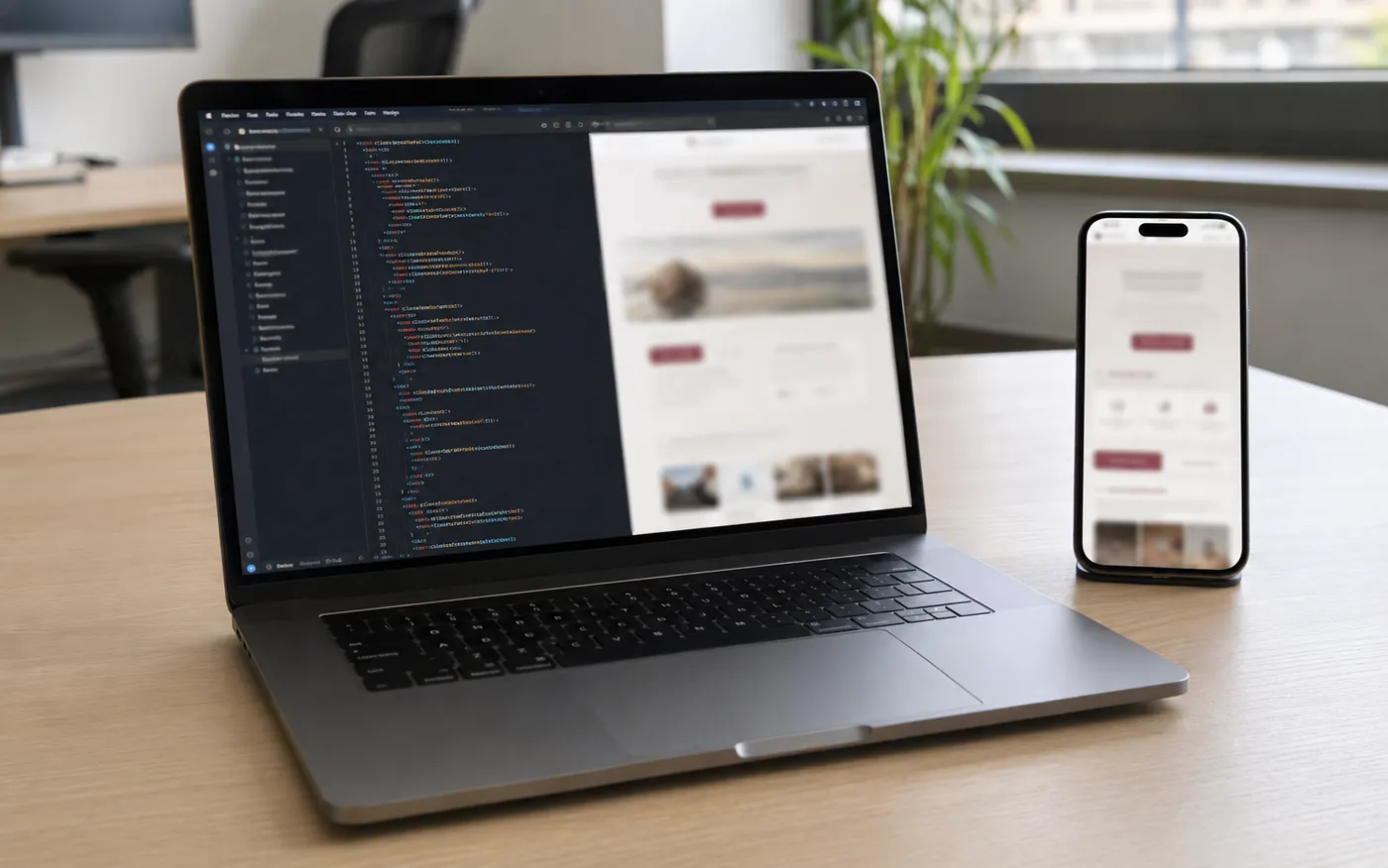 Individuelle Website-Erstellung (HTML) — umgesetzte Kunden-Website
